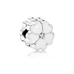 (image for) PANDORA White Primrose Clip - 791822EN12