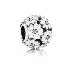 PANDORA White Primrose Meadow Charm - 791488EN12 PANDORA White Primrose Meadow Charm - 791488EN12