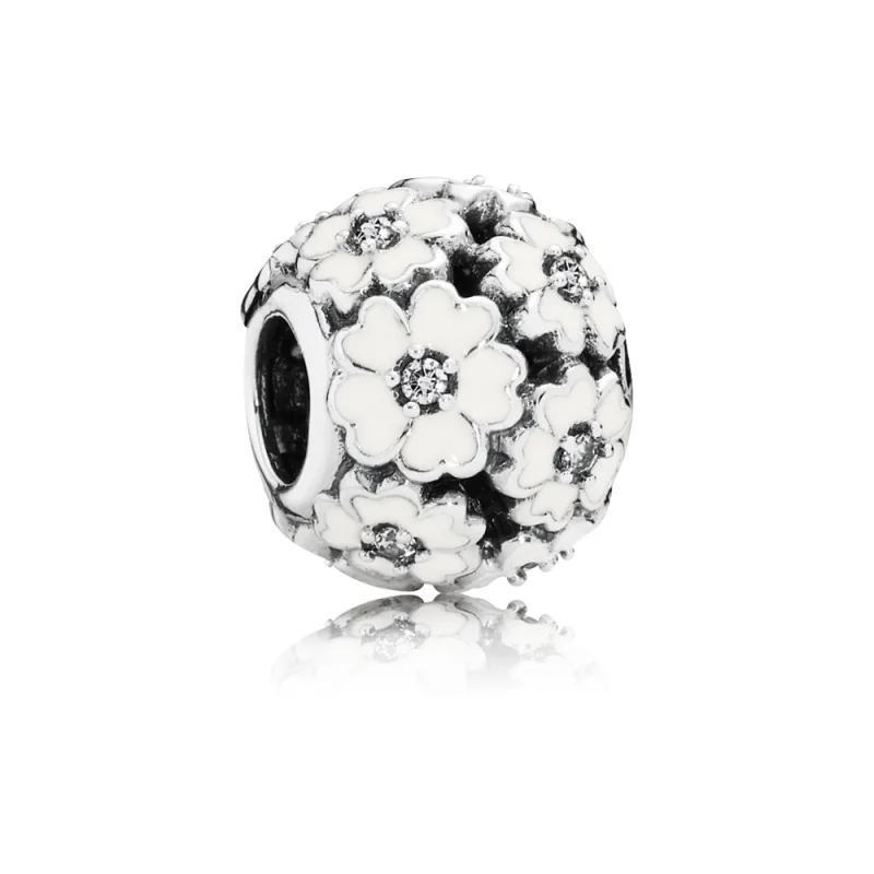 (image for) PANDORA White Primrose Meadow Charm - 791488EN12 - Product Image