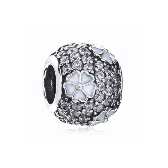 (image for) PANDORA White Primrose Meadow Charm - PX00269-1