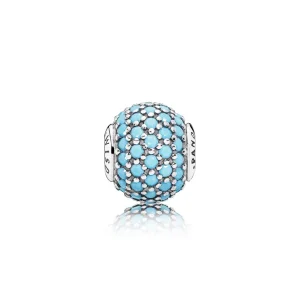 (image for) PANDORA WISDOM Charm, Turquoise-Colored Crystal - 796065NTQ