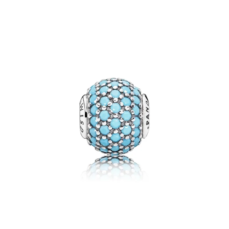 (image for) PANDORA WISDOM Charm, Turquoise-Colored Crystal - 796065NTQ - Product Image