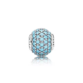 PANDORA WISDOM Charm, Turquoise-Colored Crystal - 796065NTQ PANDORA WISDOM Charm, Turquoise-Colored Crystal - 796065NTQ