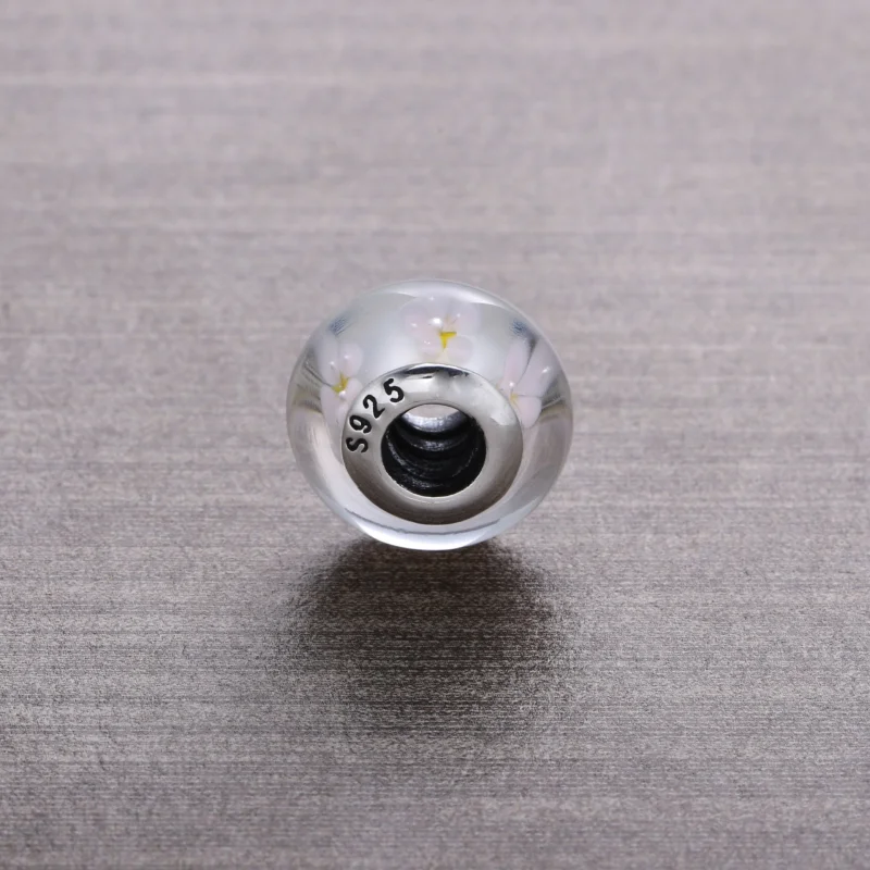 (image for) PANDORA Yellow flower Glass Murano Charm - PL00030-1 - View 2