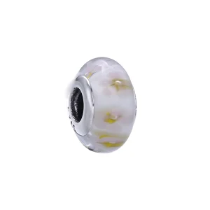 (image for) PANDORA Yellow flower Glass Murano Charm - PL00030-1