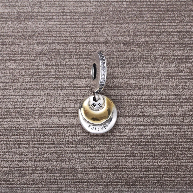 (image for) PANDORA You & Me Forever Pendant Charm - 791979CZ - View 3