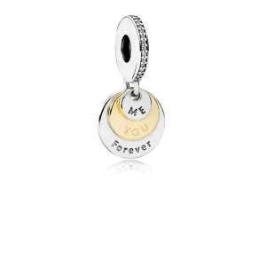 (image for) PANDORA You & Me Forever Pendant Charm - 791979CZ
