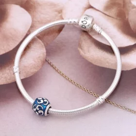 PANDORA Zen, Turquoise Enamel Charm - 790491EN08 PANDORA Zen, Turquoise Enamel Charm - 790491EN08