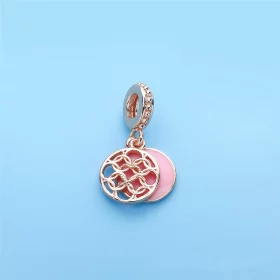 Pattern of Love Dangle Charm, PANDORA Rose™ Pink Enamel - 787040EN153 Pattern of Love Dangle Charm, PANDORA Rose™ Pink Enamel - 787040EN153