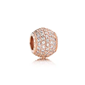Pavé Lights, PANDORA Rose™ Charm Clear CZ - 781051CZ