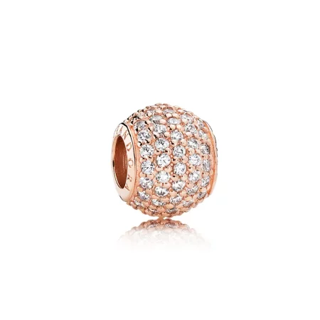 Pavé Lights, PANDORA Rose™ Charm Clear CZ - 781051CZ