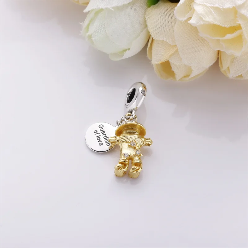 (image for) Scarecrow Guardian Dangle Charm, PANDORA Shine™ & Clear CZ - 767629CZ - View 2