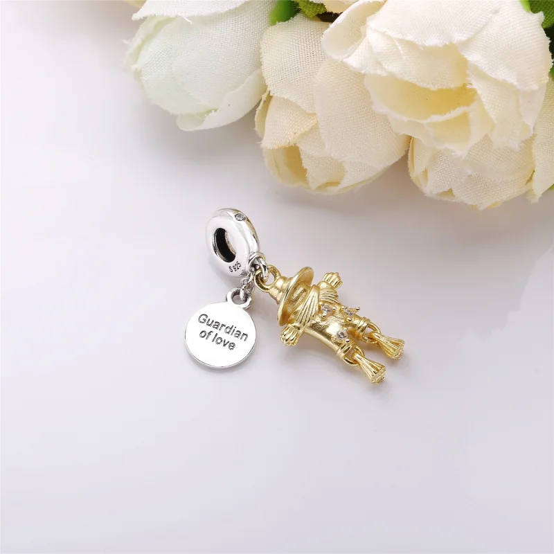 (image for) Scarecrow Guardian Dangle Charm, PANDORA Shine™ & Clear CZ - 767629CZ - View 4