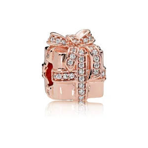 (image for) Sparkling Surprise Charm, PANDORA Rose™ & Clear CZ - 781400CZ