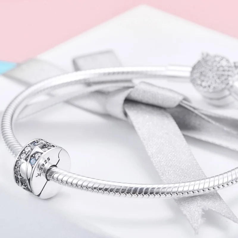 (image for) Pandora Style Silver Planet Clip - SCC985 - View 4