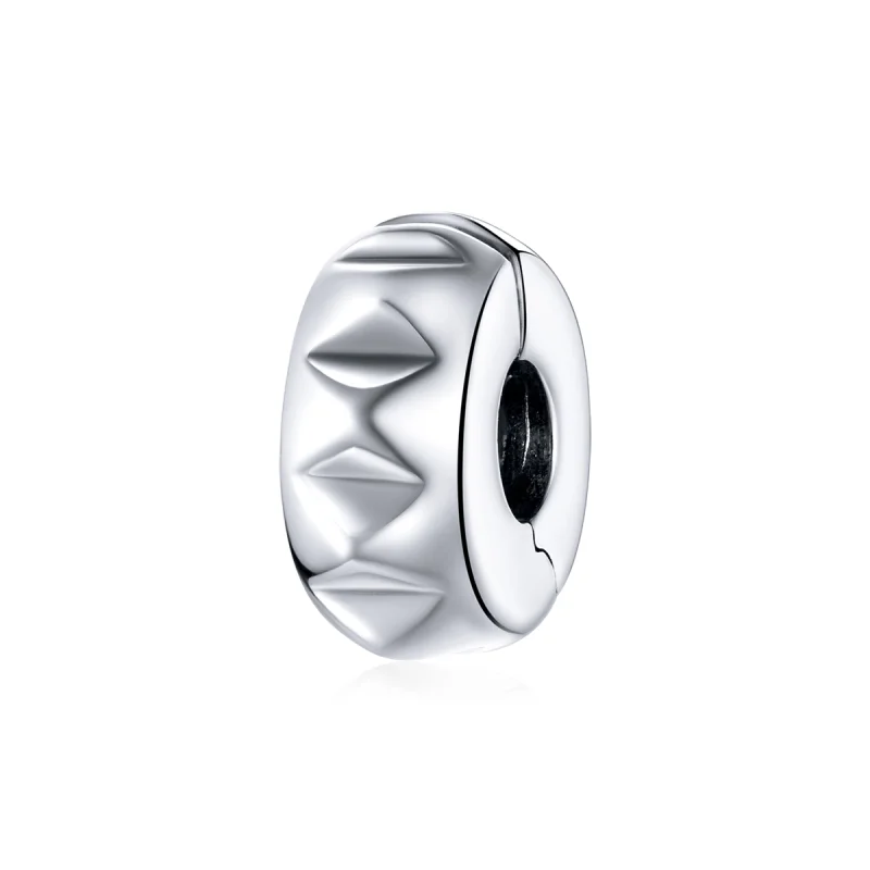 (image for) Pandora Style Silver Rivet Clip - SCC1780 - Product Image