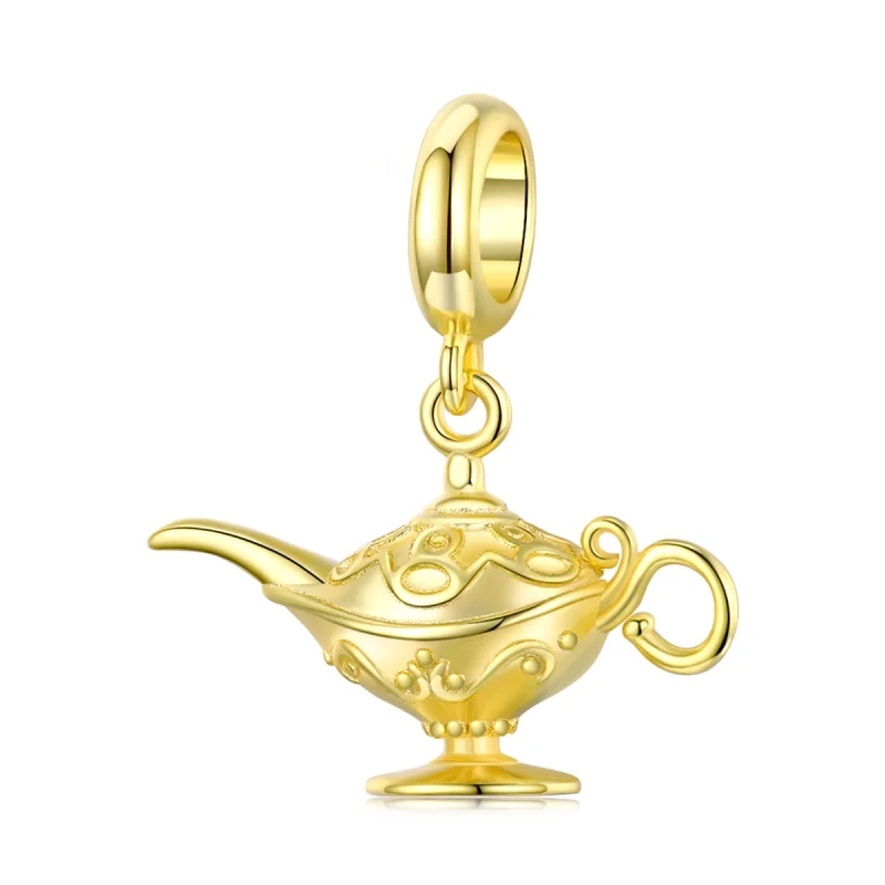 (image for) Pandora Style 18ct Gold Plated Magic Lamp Dangle - SCC1819 - Product Image