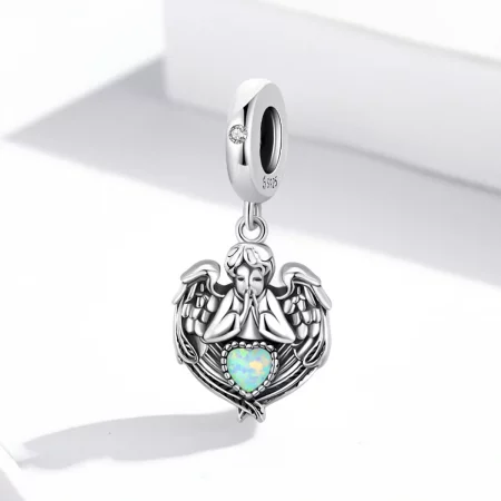 Pandora Style Angel Pray Love Dangle - BSC568
