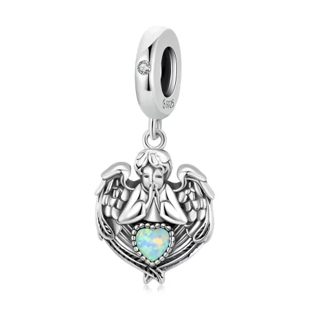 Pandora Style Angel Pray Love Dangle - BSC568 Pandora Style Angel Pray Love Dangle - BSC568