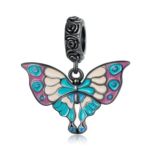 (image for) Pandora Style Artistic Butterfly Dangle - SCC2240