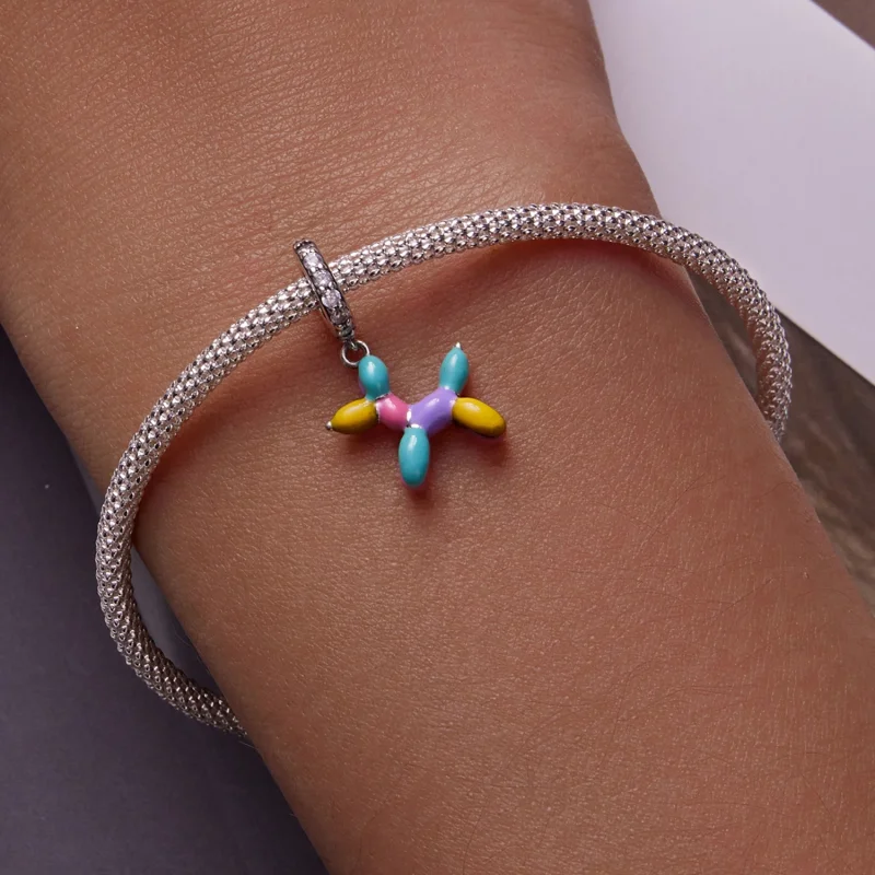 (image for) Pandora Style Balloon Puppy Dangle - SCC2217 - View 6