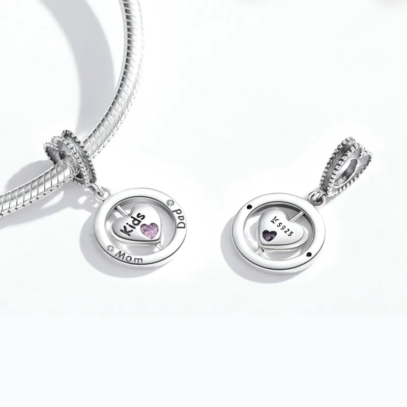 (image for) Pandora Style Caring Family Dangle - SCC1983 - View 4