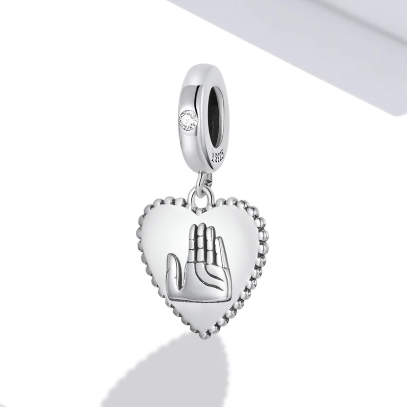 (image for) Pandora Style Chilean Loving Hands of The Desert Dangle - SCC2112 - View 2