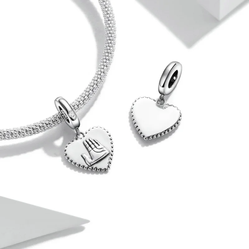 (image for) Pandora Style Chilean Loving Hands of The Desert Dangle - SCC2112 - View 4