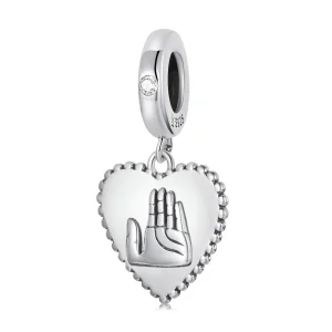 (image for) Pandora Style Chilean Loving Hands of The Desert Dangle - SCC2112