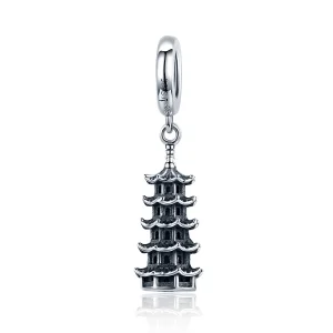 (image for) Pandora Style Chinese Tower Dangle - SCC1544