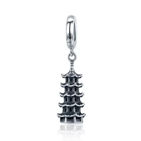 Pandora Style Chinese Tower Dangle - SCC1544