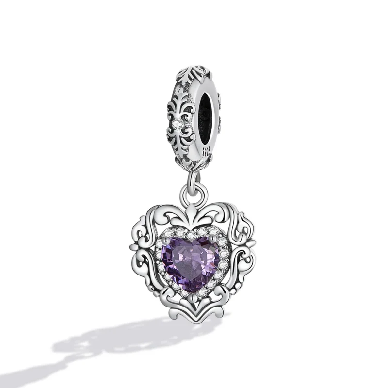 (image for) Pandora Style Classical Love Dangle - SCC2181 - View 2