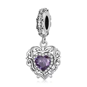 Pandora Style Classical Love Dangle - SCC2181 Pandora Style Classical Love Dangle - SCC2181