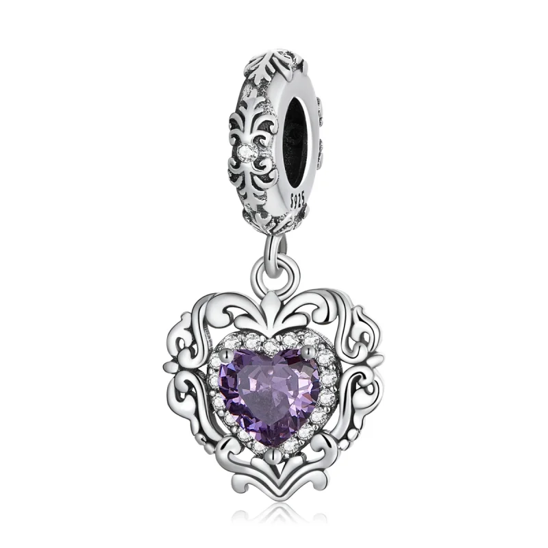 (image for) Pandora Style Classical Love Dangle - SCC2181 - Product Image