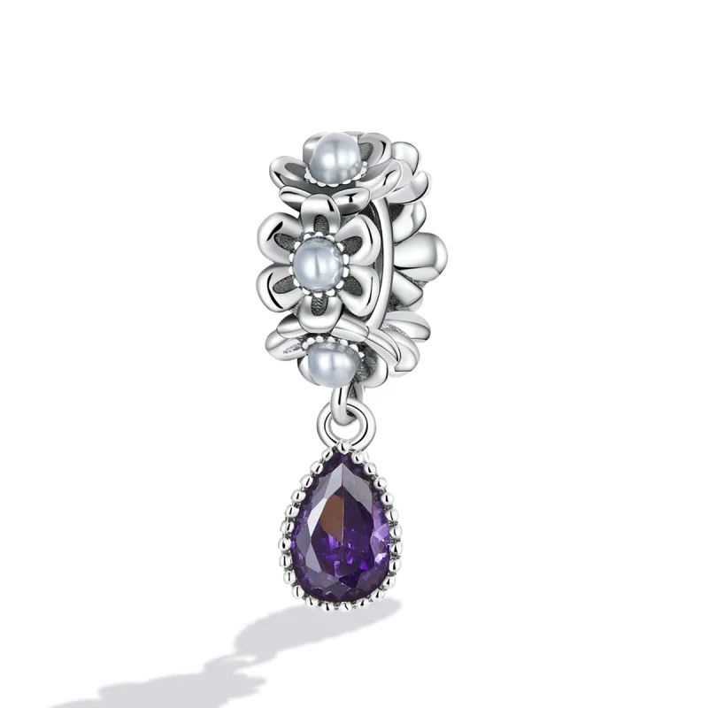 (image for) Pandora Style Classical Water Drop Dangle - SCC2180 - View 2