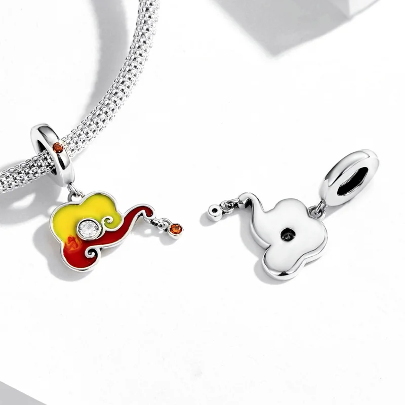 (image for) Pandora Style Cloud Dangle - SCC2068 - View 4