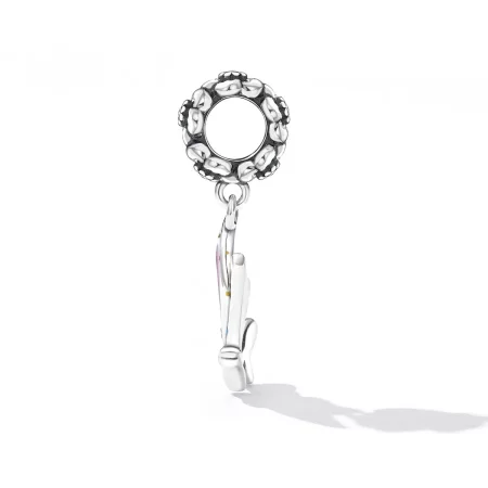 Pandora Style Colorful Butterfly Dangle - SCC2216