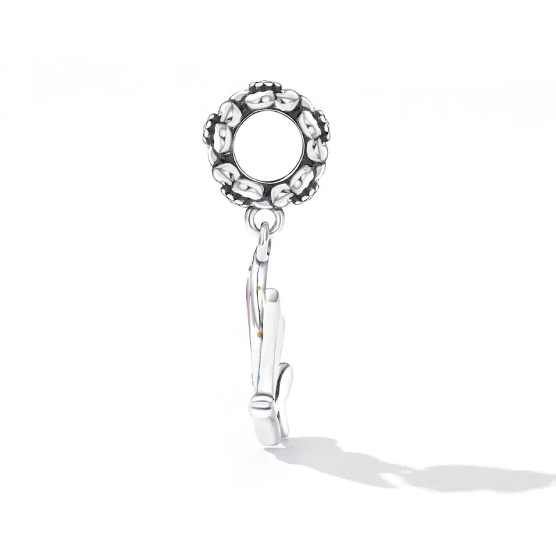 (image for) Pandora Style Colorful Butterfly Dangle - SCC2216 - View 3