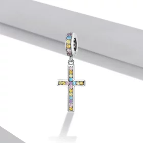 Pandora Style Colorful Cross Dangle - SCC2156 Pandora Style Colorful Cross Dangle - SCC2156