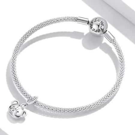 Pandora Style Cute Bear Dangle - SCX120-L