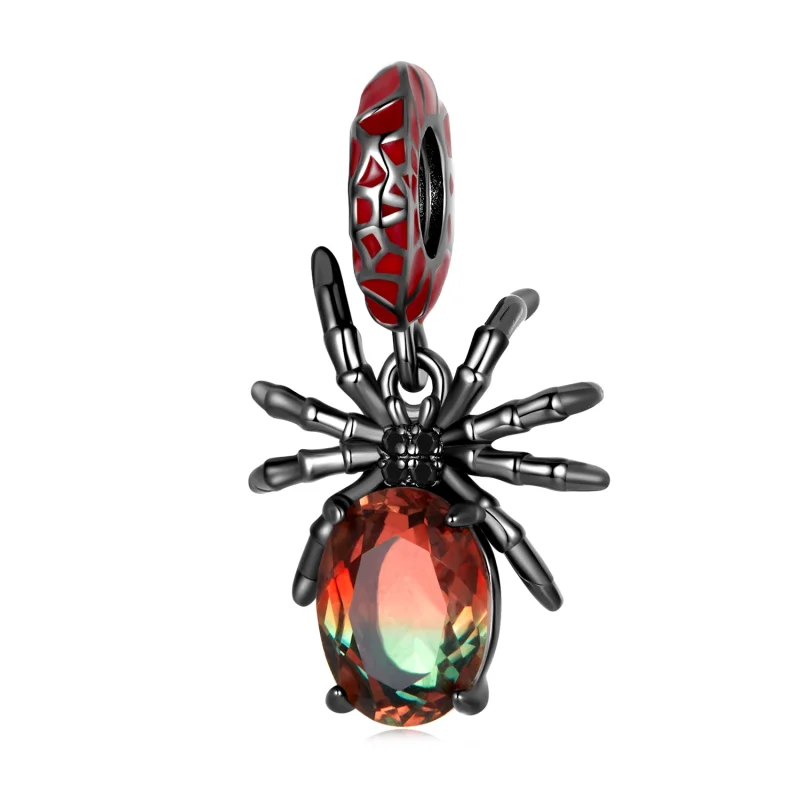 (image for) Pandora Style Dark Spider Dangle - SCC2292 - Product Image