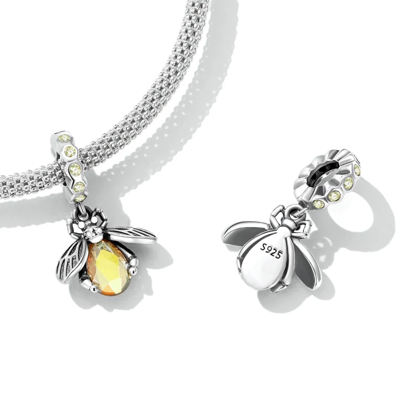 (image for) Pandora Style Delicate Bee Dangle - SCC2293 - View 4