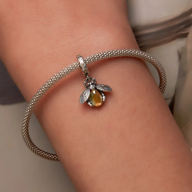 (image for) Pandora Style Delicate Bee Dangle - SCC2293 - View 6