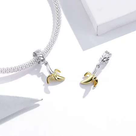 Pandora Style Delicious Banana Dangle - SCC1592