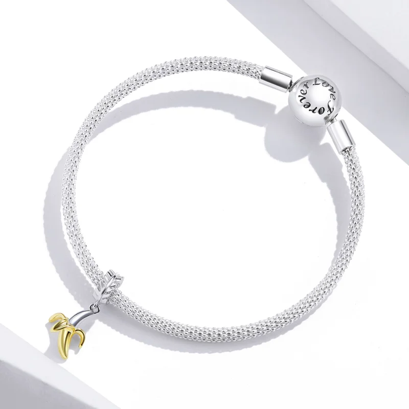 (image for) Pandora Style Delicious Banana Dangle - SCC1592 - View 4