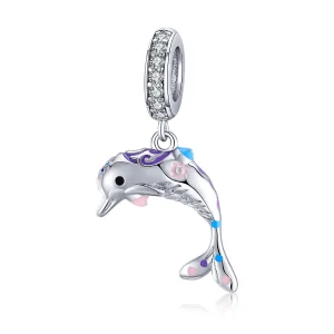 (image for) Pandora Style Dolphin Dangle - BSC159