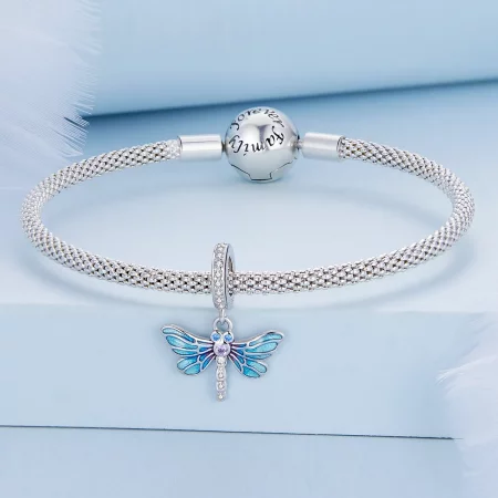 Pandora Style Dragonfly Dangle - BSC665