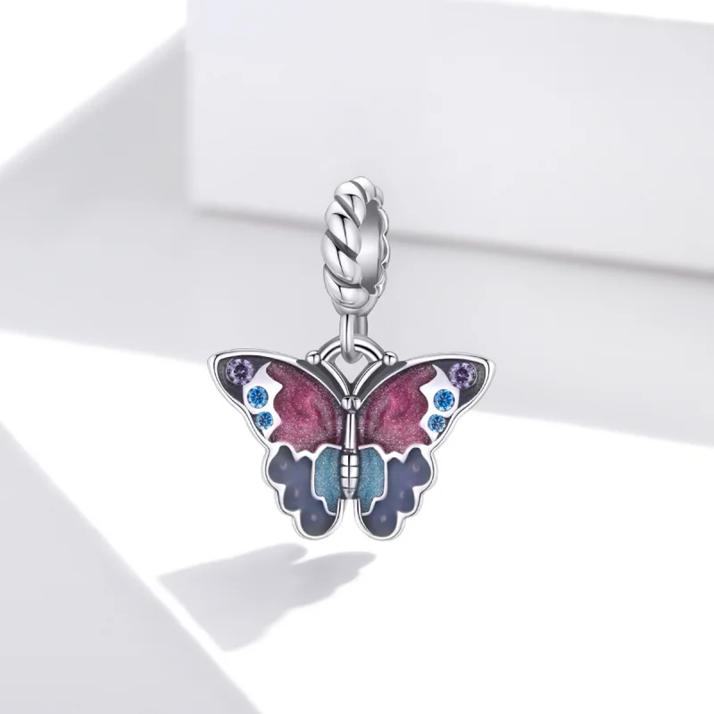 (image for) Pandora Style Dream Butterfly Dangle - SCC1904 - View 2