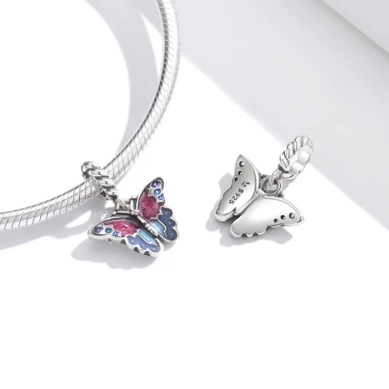 (image for) Pandora Style Dream Butterfly Dangle - SCC1904 - View 4