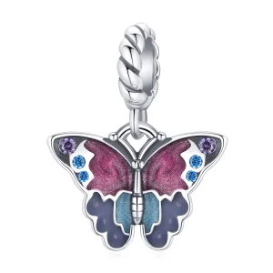 (image for) Pandora Style Dream Butterfly Dangle - SCC1904